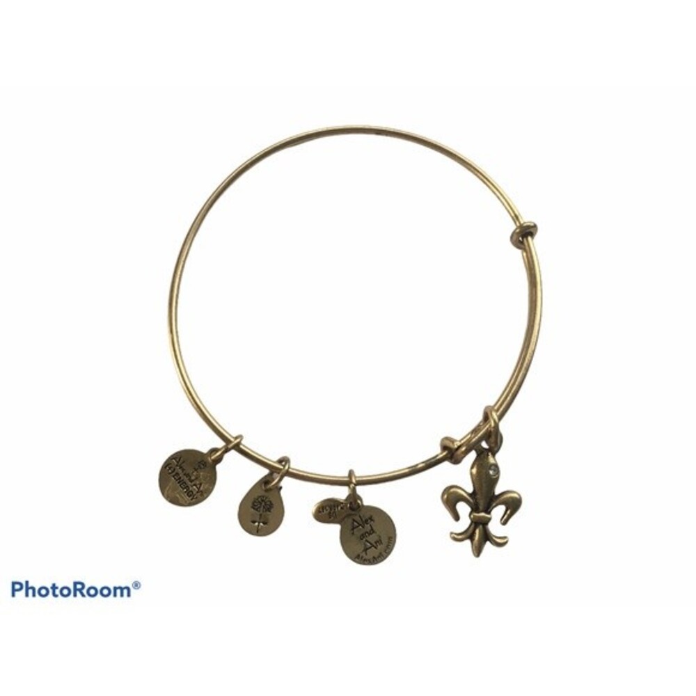 Alex and Ani Fleur De Lis Bracelet